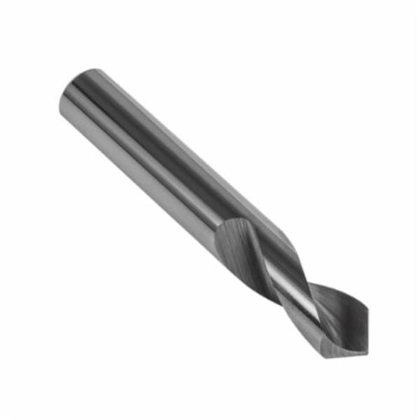 Precision Twist Drill 6002225 DS-90 General Purpose Standard Length Spotting Drill, 1/8 in Dia, 1-1/2 in OAL, Carbide, Bright