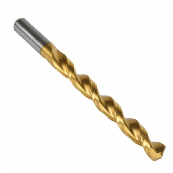 Precision Twist Drill 5996311 QC21G General Purpose Heavy Duty Jobber Length Drill Bit, #45 Drill - Wire, 0.082 in Drill - Decimal Inch, 135 deg Point, HSS, TiN Coated