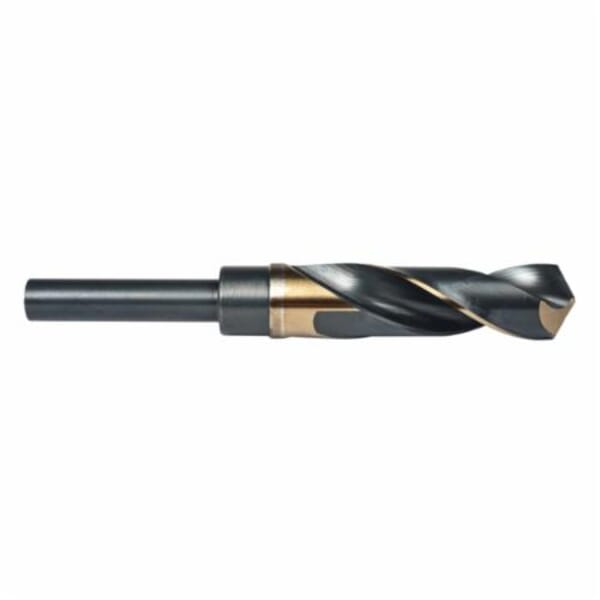 Precision Twist Drill 6000428 R56CO Heavy Duty Reduced Shank Drill, 45/64 in Drill - Fraction, 0.7031 in Drill - Decimal Inch, 1/2 in Shank, HSS-E