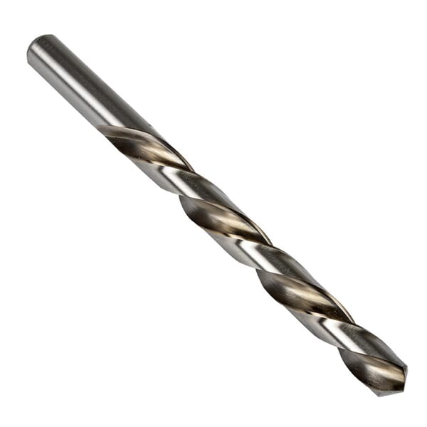 Precision Twist Drill 5995472 L10 General Purpose Jobber Length Drill Bit, 19/64 in Drill - Fraction, 0.2969 in Drill - Decimal Inch, 118 deg Point, HSS, Bright