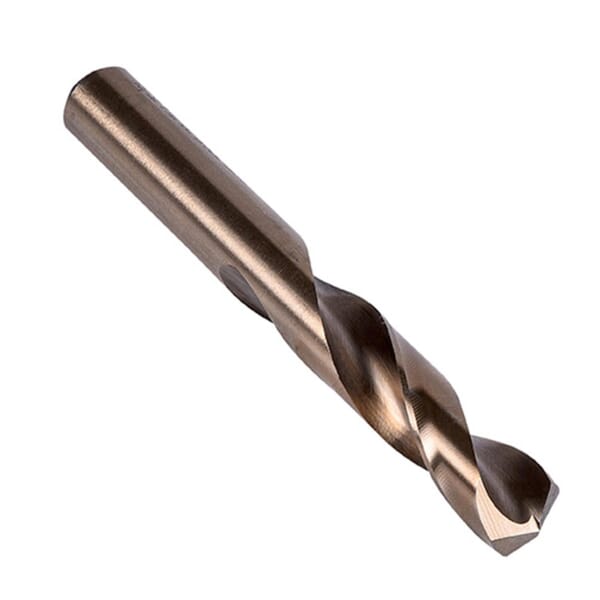 Precision Twist Drill 5996489 M41CO Heavy Duty Short Length Drill Bit, #9 Drill - Wire, 0.196 in Drill - Decimal Inch, HSS-E, Bronze
