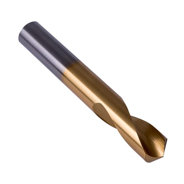 Precision Twist Drill 6000139 SPSG-90 Short Length Special Purpose Spotting Drill, 1/2 in Dia, 3-3/4 in OAL, HSS, TiN Coated