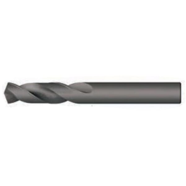 Precision Twist Drill 7652434 R40C Type C Heavy Duty Stub Length Drill, 3/8 in Drill - Fraction, 0.375 in Drill - Decimal Inch, HSS, Steam Oxide