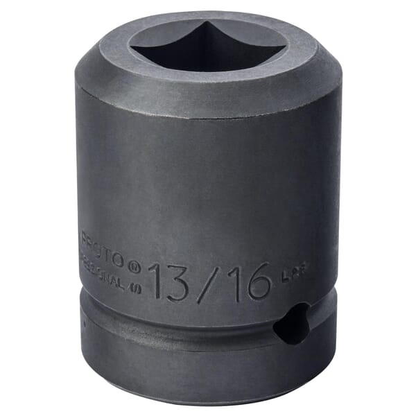 Proto J10013SS Standard Length Socket, Imperial, 1 in Square Drive, 13/16 in