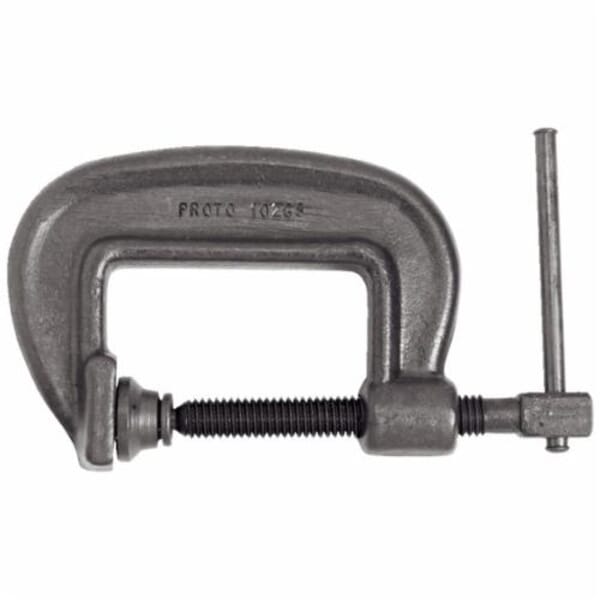 Proto J104GS Heavy Duty C-Clamp, 2 in D Throat, 4-1/8 in Clamping, 0 to 4-1/8 in Jaw Opening, 3/4 in Screw