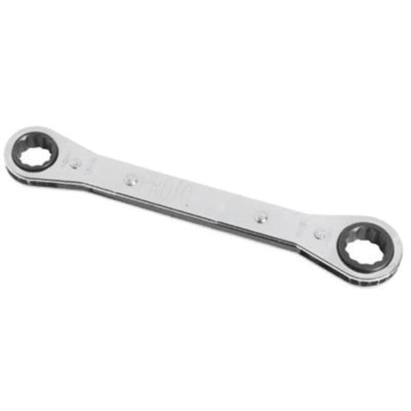 Proto J1183MA-A Reversible Box End Wrench, 11 x 13 mm Wrench, 6 Points, 25 deg Offset, 166 mm OAL, Steel, Full Polished
