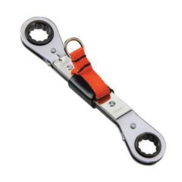 Proto J1185-A-TT Double Box End Wrench, 3/4 x 7/8 in Wrench, 12 Points, 25 deg Offset, 9-1/8 in OAL, Alloy Steel, Full Polished, ASME Specified