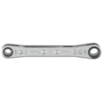 Proto J1191T-A Box End Wrench, 1/4 x 5/16 in Wrench, 12 Points, 4-9/32 in OAL, Steel, Full Polished, ASME B107.100-2010, Federal GGG-W-001405
