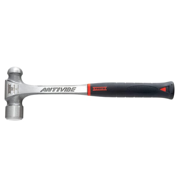 Proto J1332AVP Ball Pein Hammer, 14-3/4 in OAL, 32 oz Steel Head, Steel Handle