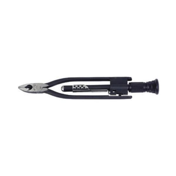 Proto J196 Automatic Safety Reversible Wire Twister Plier, Flat Top/Diamond Serrated Jaw, 8-3/4 in OAL, CW/CCW