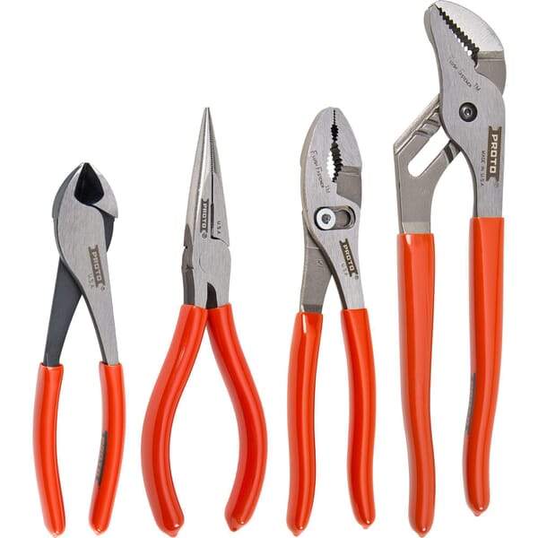Proto J200XLS XL Series Plier Set, 4 Pieces, ASME B107.23-2004