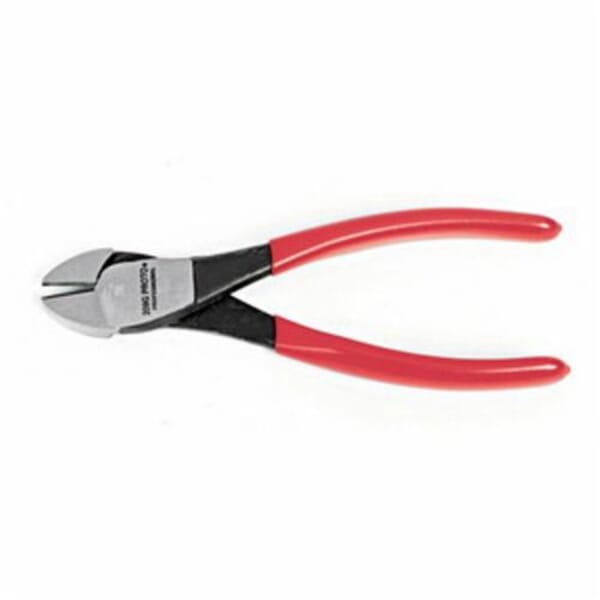 Proto Ergonomics J209G Heavy Duty Diagonal Cutter Plier With Grip, 2-5/32 in L x 7/8 in W x 1/2 in THK Forged Alloy Steel Oval Jaw, 7-5/16 in OAL, ASME B107.11, Federal GGG-P-468A