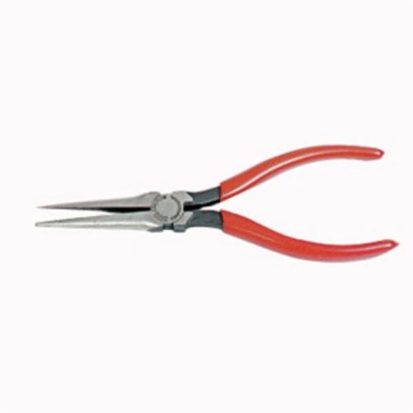 Proto J222G Long Thin Needle Nose Plier, Diamond Serrated Steel Jaw, 2-1/8 in L x 11/16 in W Jaw, 6-11/16 in OAL, 11/32 in W Tip