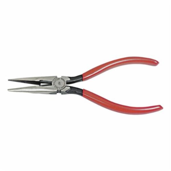 Proto J229-01G Needle Nose Plier With Side Cutter and Wire Stripper, Diamond Serrated Steel Jaw, 1-11/16 in L x 1/2 in W Jaw, 5-9/16 in OAL, 9/32 in W Tip