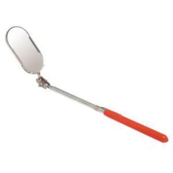 Proto J2371 Fixed Length Flat Inspection Mirror, 1 in L x 2 in W Mirror, Oval, 8-3/4 in L