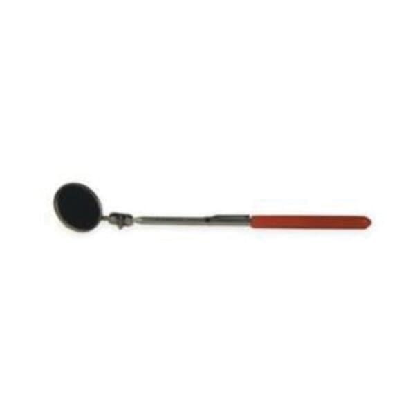 Proto J2374XL Retractable Inspection Mirror, 1-1/4 in Mirror, Circular Shape, 6-1/2 to 35 in L