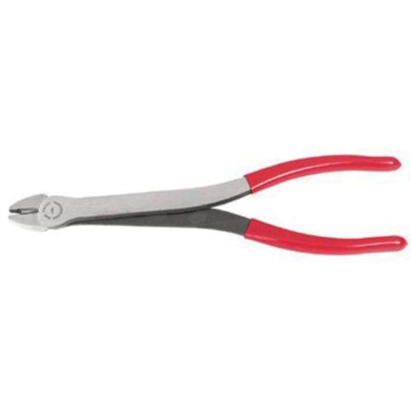 Proto J246G Long Reach Diagonal Cutter Plier, 27/32 in L x 63/64 in W x 63/64 in THK Oval/Serrated Forged Alloy Steel Jaw, 11-1/8 in OAL, Flush Cut