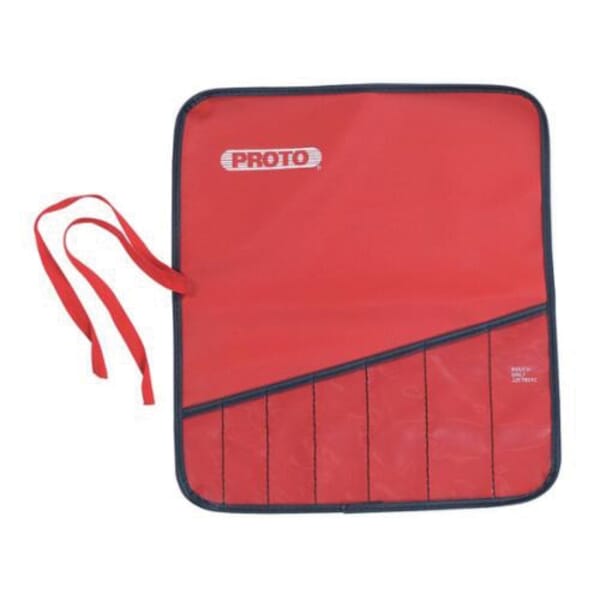 Proto J25TR04C Back Tool Pouch, 5 Pocket, For Use With J1100G Box Wrench Set, Canvas, Red