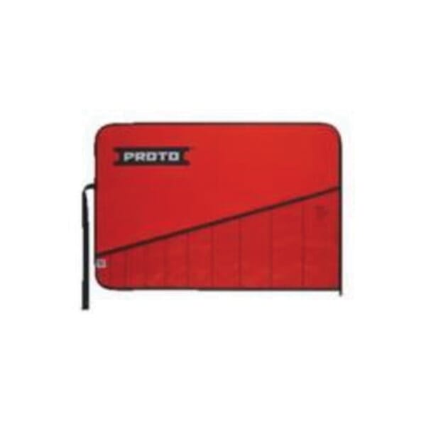 Proto J25TR05C Tool Pouch, 10 Pocket, For Use With J1200GASD Combination ASD Wrench Set, J1200GHASD Combination ASD Wrench Set, J3000H Open End Wrench Set, J3000HB Open End Wrench Set, Canvas, Red