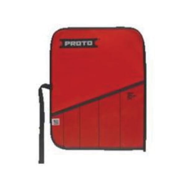 Proto J25TR06C Tool Pouch, 5 Pocket, Canvas, Red