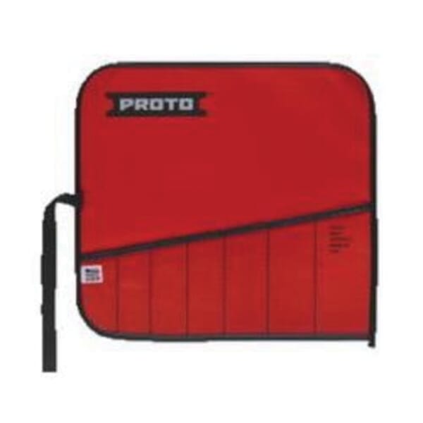Proto J25TR07C Tool Pouch, 7-Pocket, For Use With J1300A Open End Wrench Set, Canvas, Red