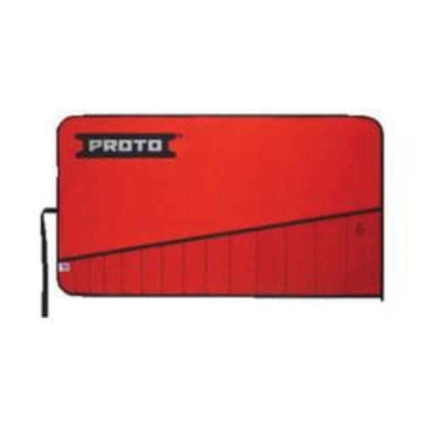Proto J25TR08C Tool Pouch, 14 Pocket, For Use With J3100B Open End Wrench Set, Canvas, Red