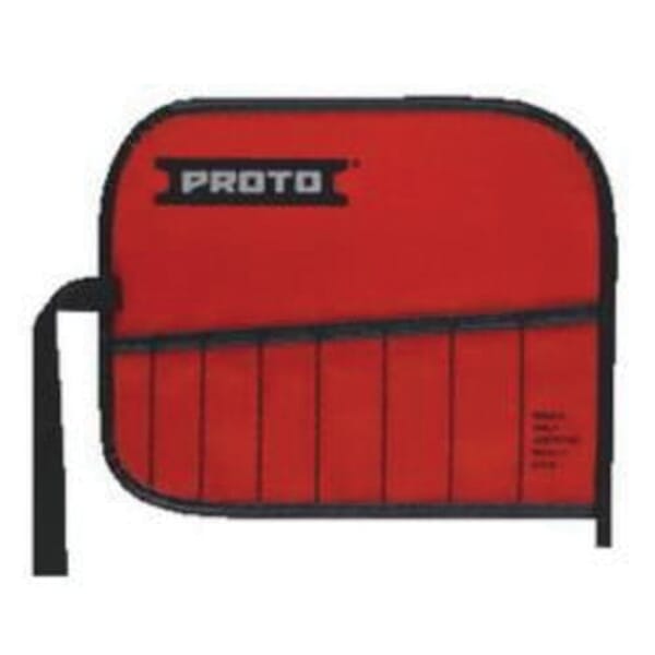Proto J25TR12C Tool Pouch, 8 Pocket, Canvas, Red
