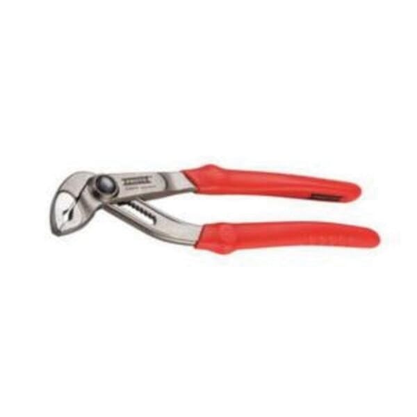Proto J260MG 12-Position Notches Lock Joint Plier, 2-1/4 in Nominal, 2-1/8 in L x 1-7/64 in W x 19/64 in THK Steel V-Shape Jaw, 9-27/32 in OAL