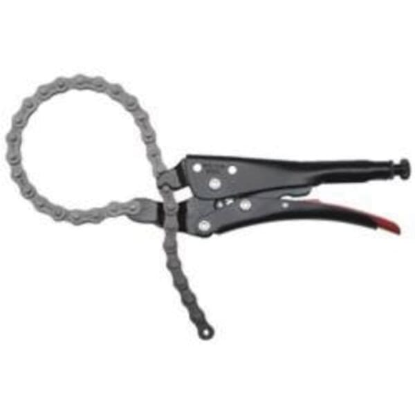 Proto J262XL Locking Plier, 6-19/64 in, 2-5/32 in L x 45/64 in W x 5/16 in THK Chain Alloy Steel Jaw, 9-27/32 in OAL