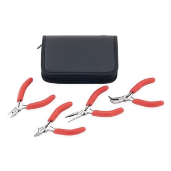 Proto J2804SMP ESD Precision Miniature Plier Set, 4 Pieces, ANSI