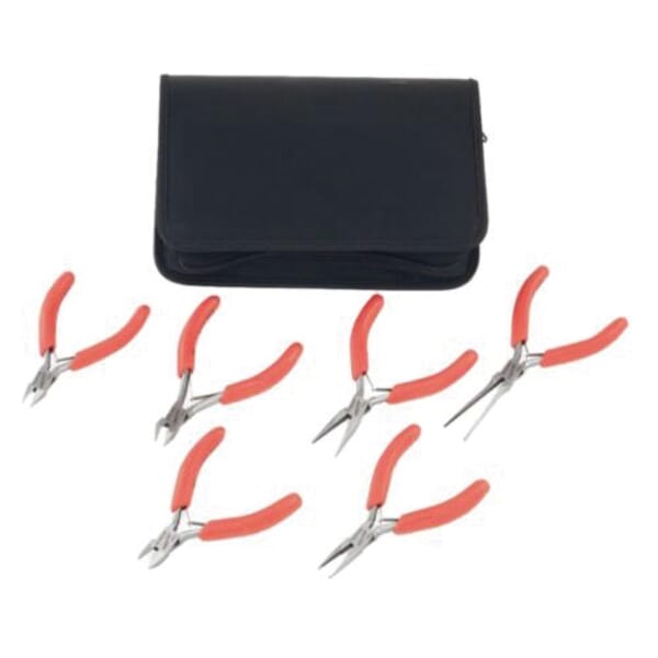 Proto J2806SMP ESD Precision Miniature Plier Set, 6 Pieces, ANSI