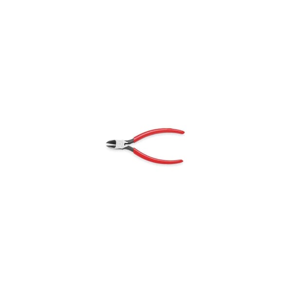 Proto Ergonomics J285G Midget Diagonal Cutter Plier With Grip, 13/32 in L x 7/16 in W x 1/4 in THK Thin Narrow Forged Alloy Steel Jaw, 4-5/8 in OAL, Flush Cut