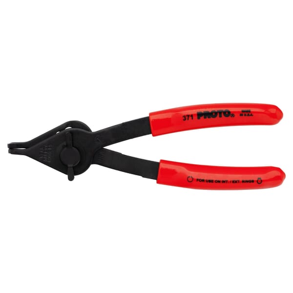Proto J371 Convertible Retaining Ring-Clip Plier, Standard Jaw, 5-11/16 in OAL