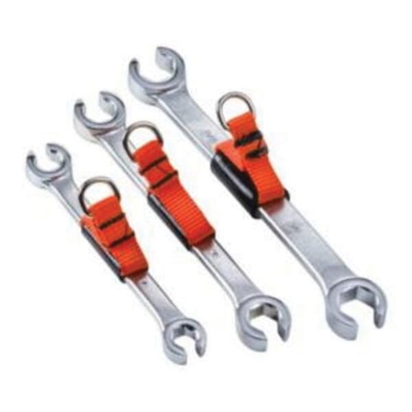 Proto TorquePlus J3760-TT Tether Ready Double End Wrench Set, Imperial, 3 Pieces, 3/8 x 7/16 to 5/8 x 11/16 in, Satin