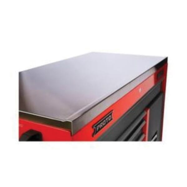 Proto J4550-SST 550S Stainless Steel Top, 1-1/2 in H x 56-7/8 in W x 25 in D, For Use With 450 Roller Cabinet, 304 Stainless Steel