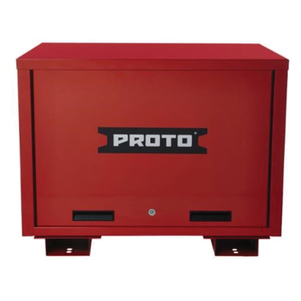 Proto J463423-5RD-RB Drop Front Service Road Box, 23-3/8 in H x 34 in W x 24-3/8 in D, 6369 cu-in Storage, Red