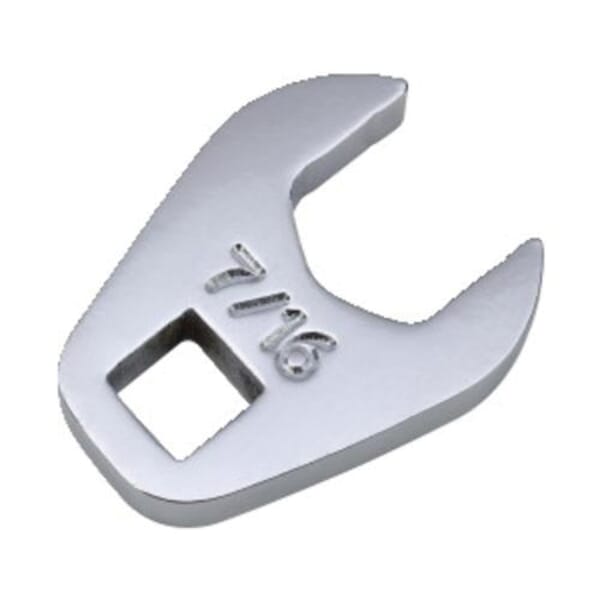 Proto J4716CF Crowfoot Wrench, 1/2 in Wrench, 1/4 in Drive, 1-3/16 in OAL, ASME B107.21, Full Polished