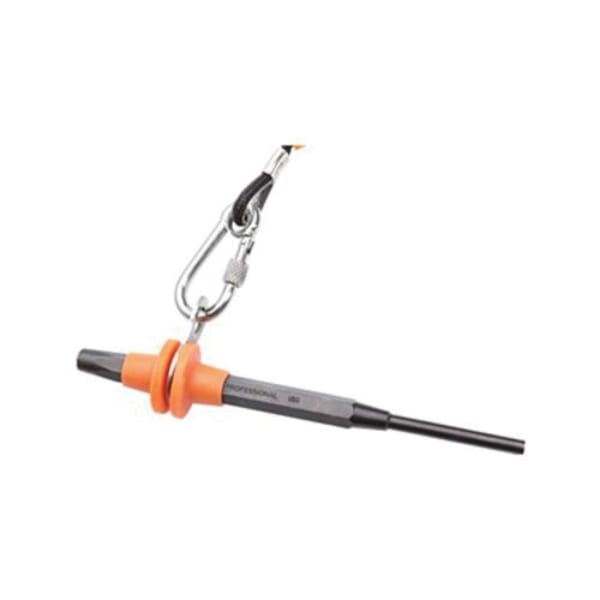 Proto J471-2X1-4-TT 2-Piece Tether Ready Drive Pin Punch, 1/4 in, 6-3/4 in OAL, Steel