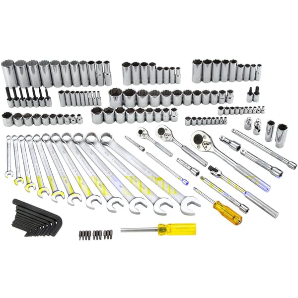 Proto J47148 Socket Set, 148 Pieces, Steel, Full Polished/Satin