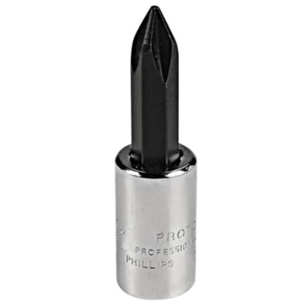 Proto J4737 Standard Length Screwdriver Socket Bit, 1/4 in Drive, #1