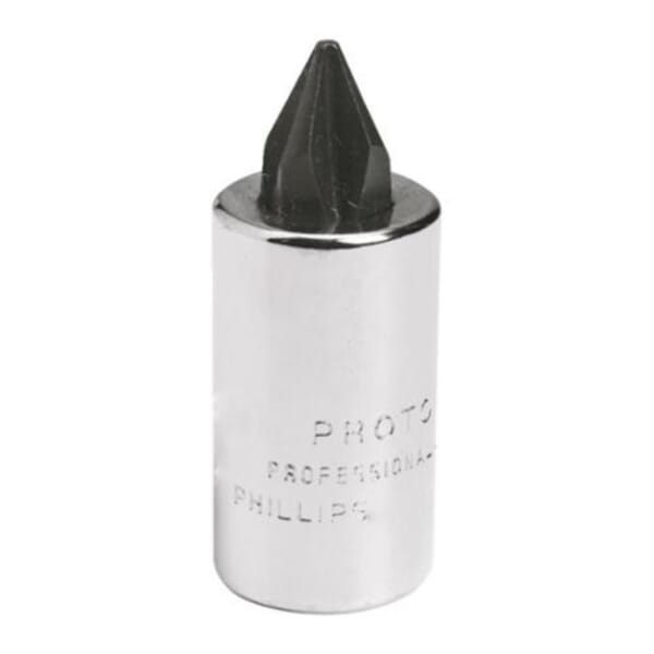 Proto J4738 Standard Length Screwdriver Socket Bit, 1/4 in Drive, #2