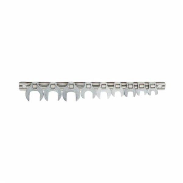 Proto J49004CF Anti-Slip Design Crowfoot Wrench Set, Imperial, 9 Pieces, 3/8 to 7/8 in, Full Polished