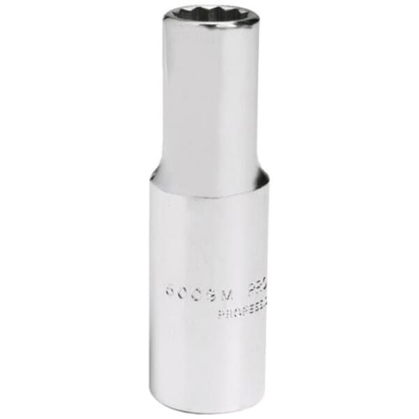 Proto TorquePlus J5013M Deep Length Socket, Metric, 3/8 in Square Drive, 13 mm