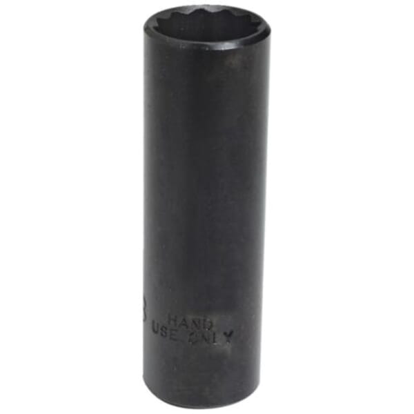 Proto TorquePlus ProtoBlack J5018B Deep Length Socket, Imperial, 3/8 in Square Drive, 9/16 in