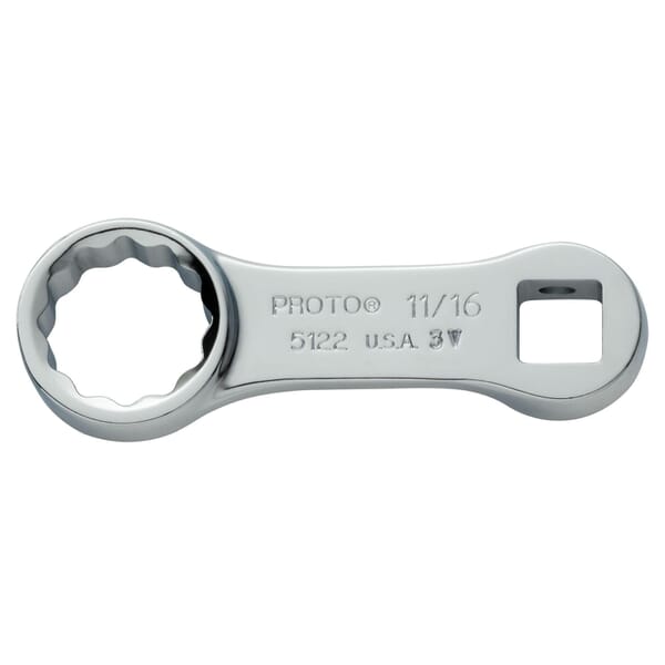 Proto J5122 Torque Adapter, 11/16 in Wrench, 3/8 in Drive, 2-29/32 in OAL