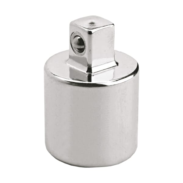 Proto J5254 Socket Adapter, Full Polished, Square Drive, 3/8 in Male Drive, 1/2 in Female Drive, Female x Male Adapter, ASME B107.500/B107.10M, ANSI B107.10M, Federal GGG-W-641E, Alloy Steel