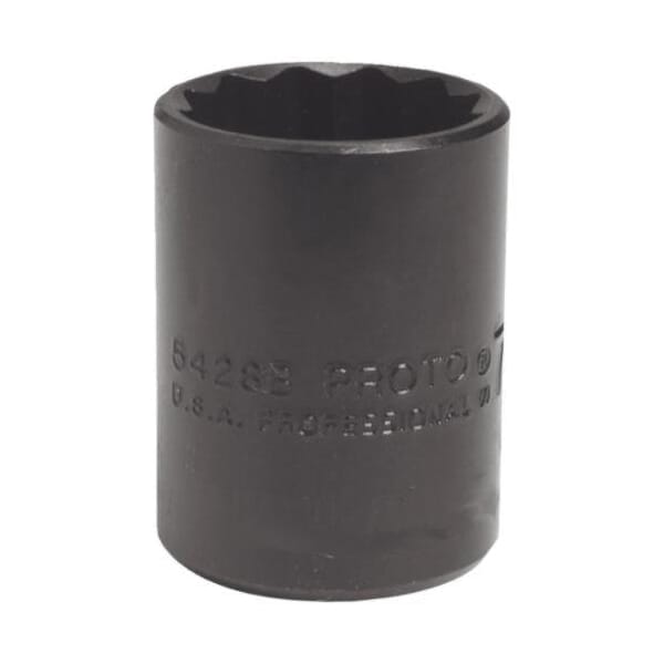 Proto TorquePlus J5428B Standard Length Socket, Imperial, 1/2 in Square Drive, 7/8 in
