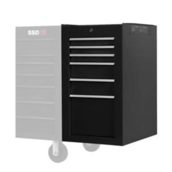 Proto J551934-6BK-SC 550S Heavy Duty Side Cabinet, 34 in H x 19 in W x 25-1/4 in D