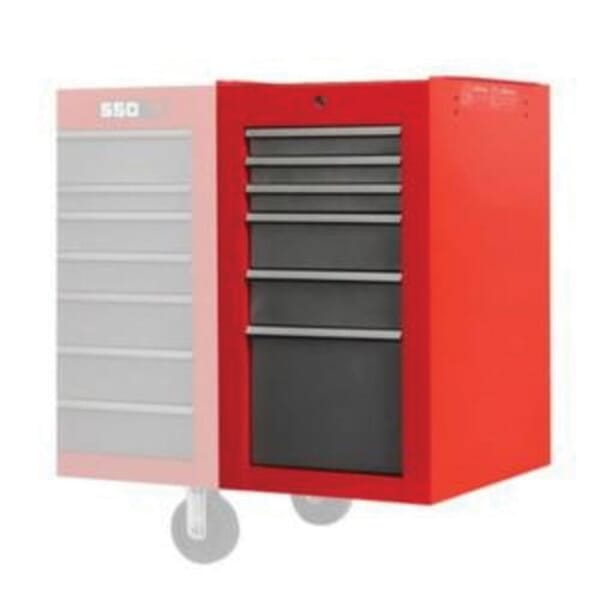 Proto J551934-6SG-SC 550S Heavy Duty Side Cabinet, 34 in H x 19 in W x 25-1/4 in D