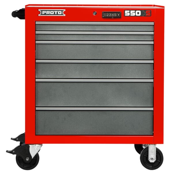 Proto J553441-6SG 550S Heavy Duty Roller Cabinet, 41 in H x 34 in W x 25-1/4 in D
